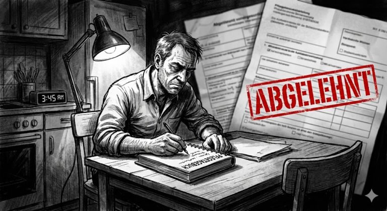 Pflegetagebuch Vorlage Pflegegrad - Kampf gegen MD Ablehnung